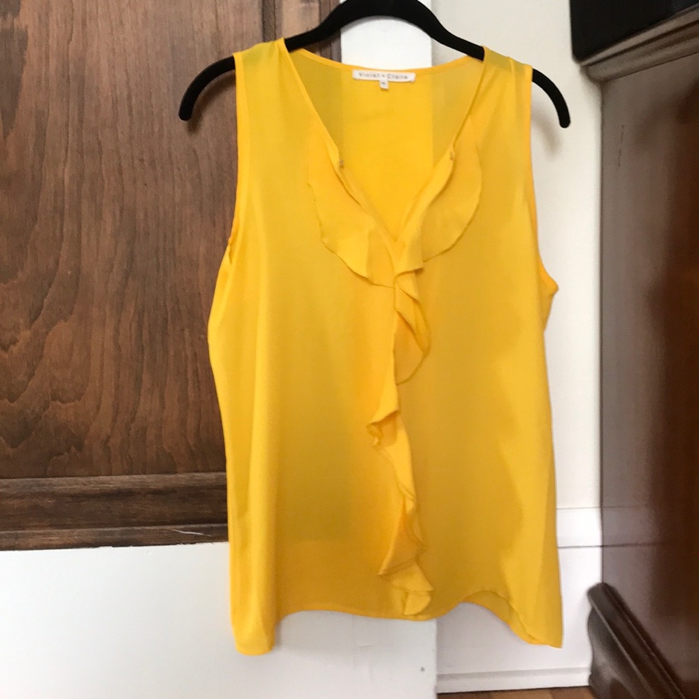 Yellow tank top